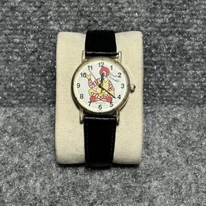 Vintage Ronald McDonald McDonald's Advertising Japan Quartz Watch Gold Bezel